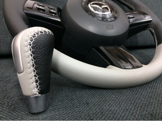 Перетяжка рычага и чехла КПП